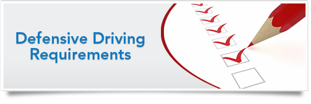 Defensive Driving Requirements Banner