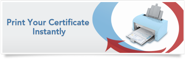 Print Your Certificate Electronically Banner